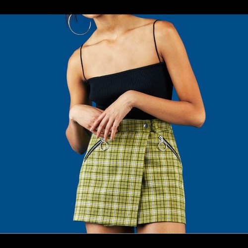 Unif clue mini skirt green - mini, /