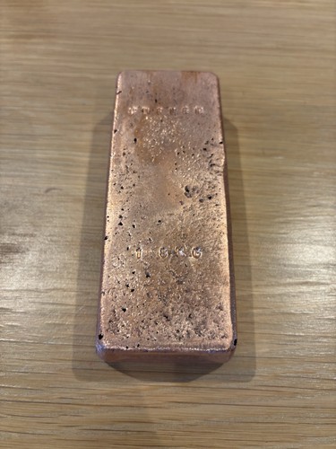 Copper bullion bar 8kg - bullion,