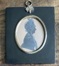 Antique Portrait Silhouette Of