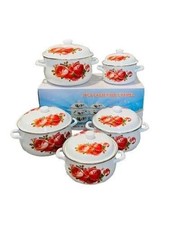 10pcs Enamel Stock Pot