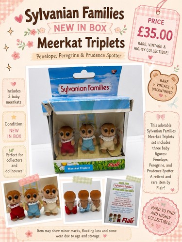 Sylvanian families meerkat - sylvanian,