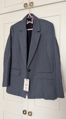 Zara blue blazer size - size, 12
