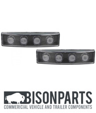 +FITS SCANIA 4 SERIES PGRT SERIES LED CLEAR SUNVISOR MARKER LAMPS FITS RH & LH