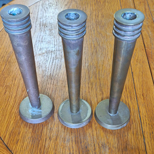 Set brass art deco - 10",