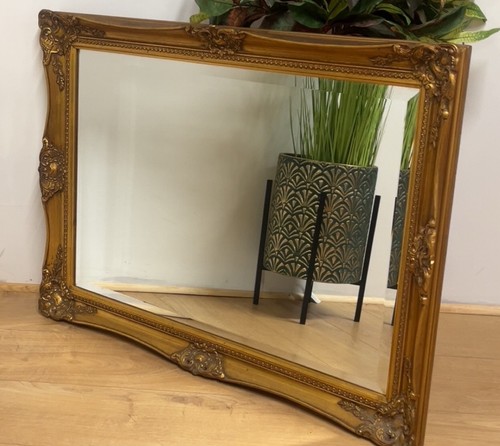 Vintage gilt framed bevel edge - bevel,