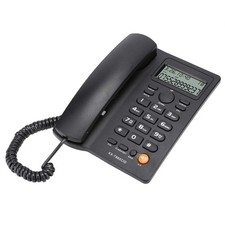 Corded Telephone with Caller ID Hands-Free for Home Office Hotel Black