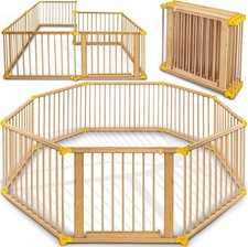 Wooden Baby Playpen XXL