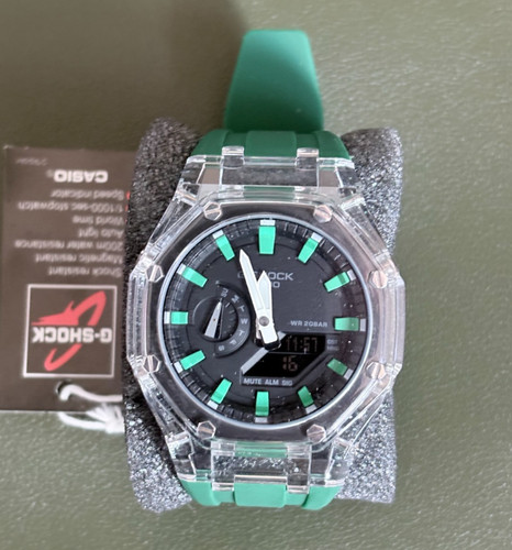 Casio shock 2100 clear - casio, g-shock