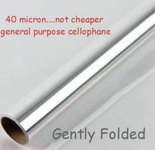 Cellophane Gift Wrap FLOWERS CHRISTMAS hamper VALENTINE ANNIVERSARY birthday