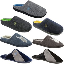 DUNLOP MENS SLIPPERS TWO TONE