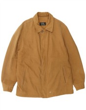 CAMEL ACTIVE Mens Bomber Jacket EU 52 Large Beige Cotton W010