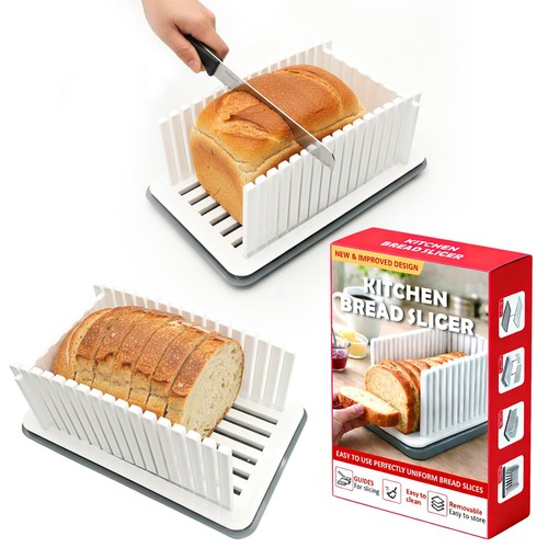 Adjustable bread slicer - bread, for
