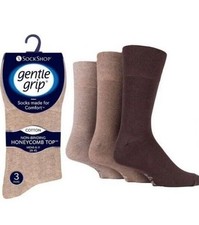 3-12 Pairs MEN'S Gentle Grip
