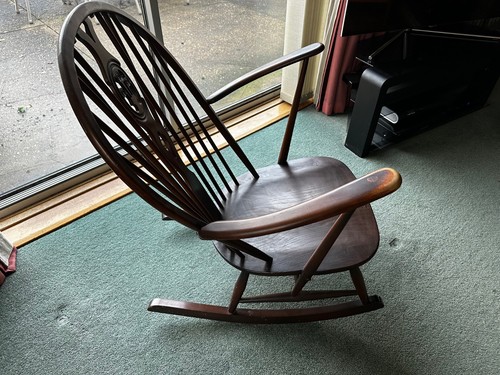 Ercol grandfather rocking - grandfather,