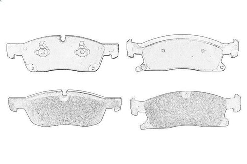 Brake pad set disc - disc, oe