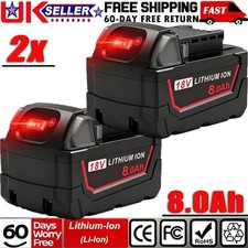 0ah battery for milwaukee - 8.0ah,
