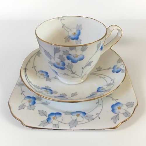 Gladstone china blue floral - china,