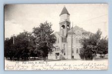 1905. ST. MARYS, OHIO. HIGH SCHOOL. POSTCARD ST5
