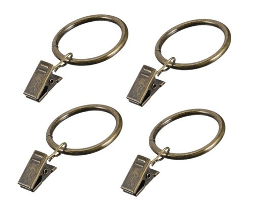 Pack metal curtain pole - 10,