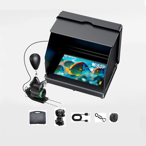 Underwater fishing camera with - underwater,