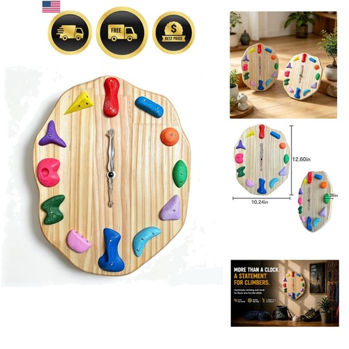 Climbing wall clock climber - climbing,