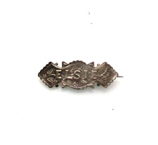 STERLING SILVER Mizpah Brooch " Elsie " HM Chester 1895