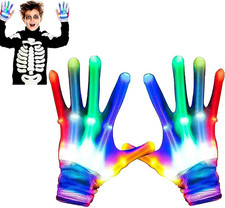 LED Flashing Gloves for Adults