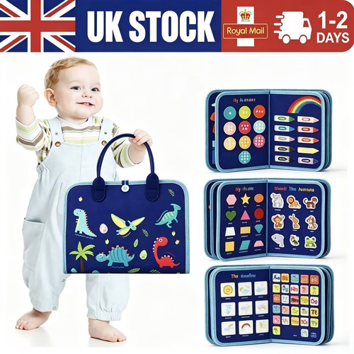 Montessori busy book - 9-in-1,