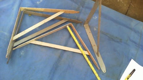 Vintage gallows brackets 1960 - gallows,