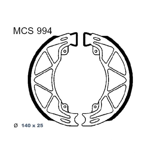 Brake shoes trw lucas - shoes,