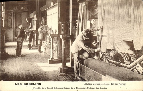 Atelier haute lisse dit du - haute-lisse,,