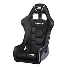 OMP WRC-R Fibreglass Motorsport Standard Car Seat, Black - FIA 8855-1999 Approv.