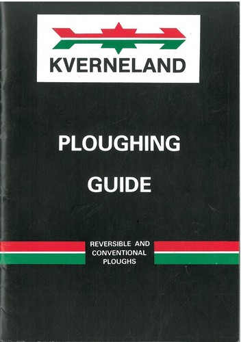 Kverneland ploughing guide - ploughing,