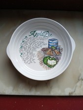 APPLE PIE DISH WITH RECIPE +