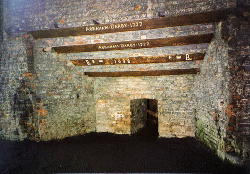 Postcard coalbrookdale furnace - postcard,