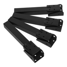 4 Pcs Computer Desk Leg Folding Furniture Legs Foldable Metal for Table
