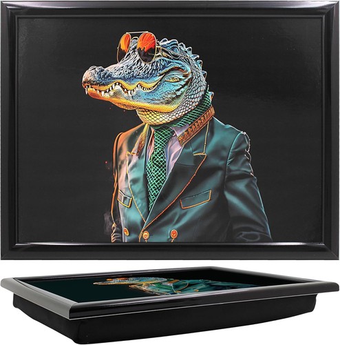 Crocodile rock lap - rock, tray