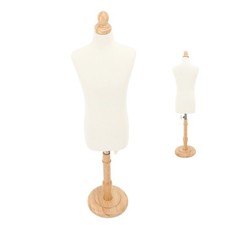 Male Body Dress Form With Stand Teaching Mannequin Torso Fixable Elegant