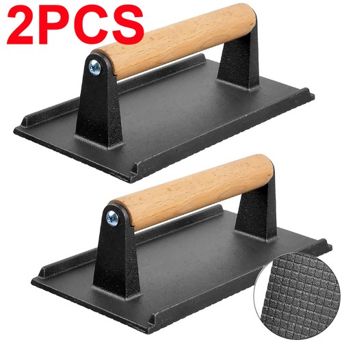 Cast iron steak weight - cast,