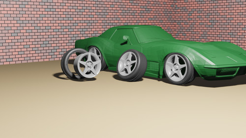 Speedline ultimo wheels - 1/18,