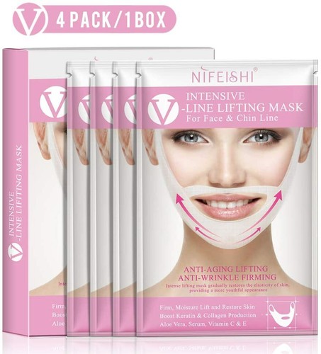 Line face chin lift - face,