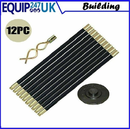 Piece drain rods set - 12,