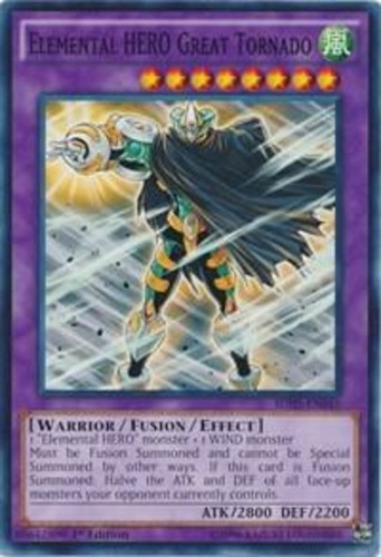 Elemental hero great tornado - tornado,