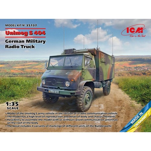 Icm 35137 model unimog - unimog, 404