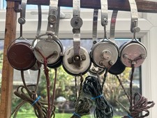 5 Pairs Of Vintage Crystal