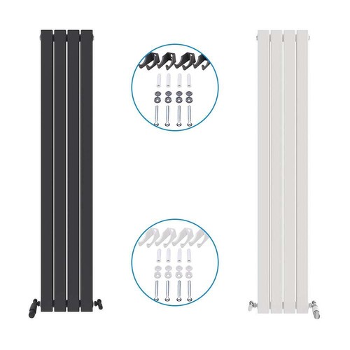 Double vertical radiator - vertical,