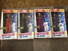 SPICE GIRLS ON STAGE DOLLS FIGURES SET OF FOUR BOXED AS NEW ORIG