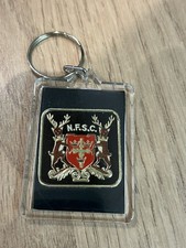 Vintage 1970’s Esso Foil team badge keyring   Nottingham Forest supporters club