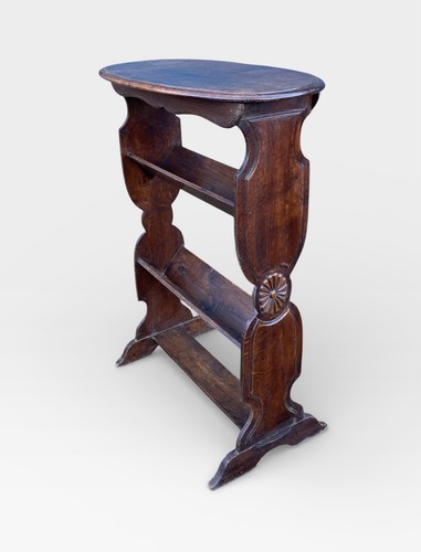 Oak book trough stand - oak,