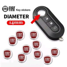 FIAT BADGE DECAL STICKER 14MM